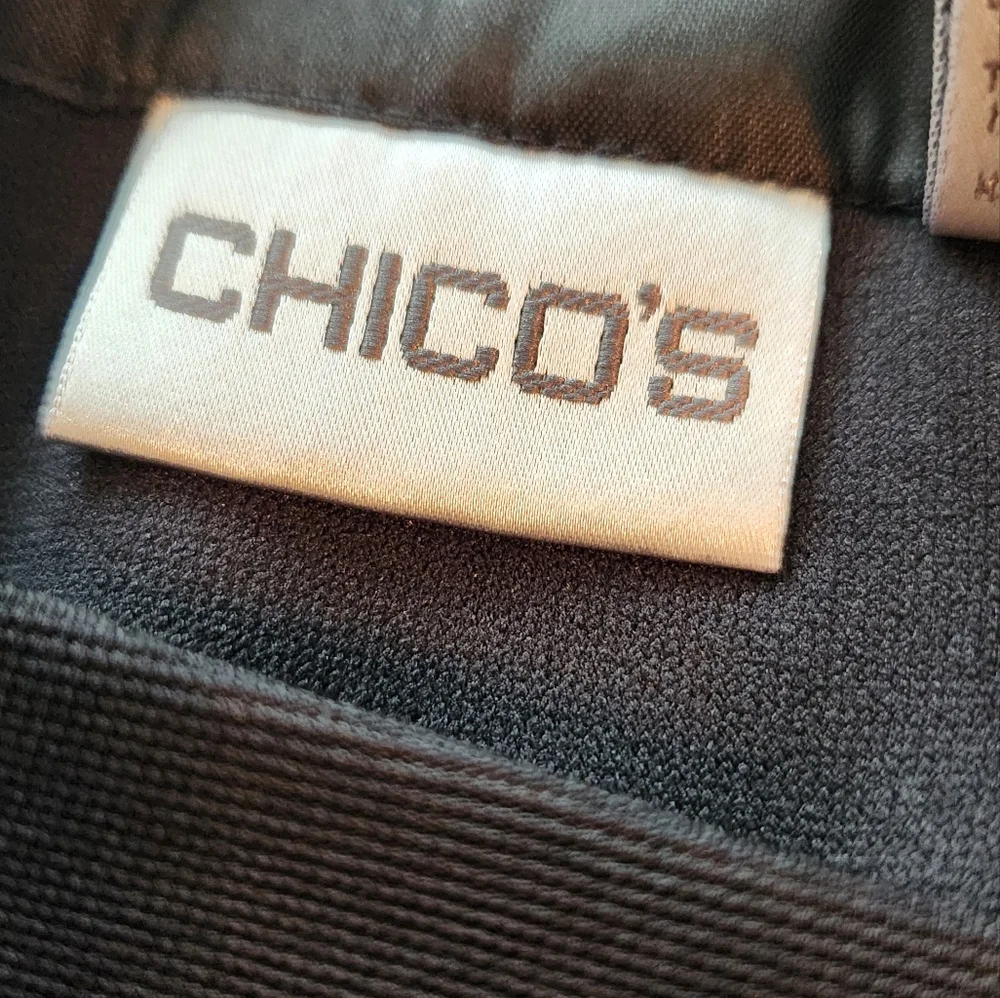 NWT Chico's Ottoman Legal Black‎ Skirt, Size 1 (S)